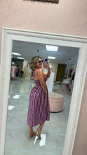 Load image into Gallery viewer, Stripe midi dress