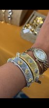 Load image into Gallery viewer, Zamak Bracelet dos tonos