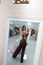Load image into Gallery viewer, Burgundy jumpsuit