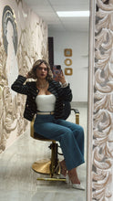 Load image into Gallery viewer, Black Tweed Blazer