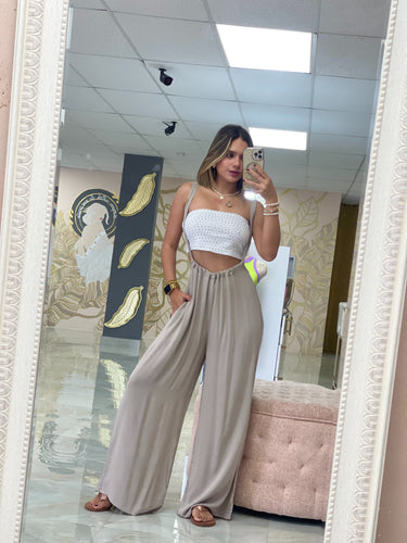 Mocha Jumpsuit