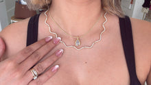Load image into Gallery viewer, Circonia gold necklace