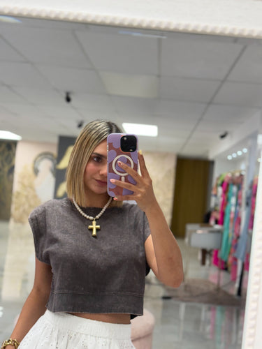 Wash Grey Top