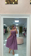 Load image into Gallery viewer, Stripe midi dress