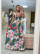 Load image into Gallery viewer, Flower Maxi Dress