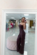 Load image into Gallery viewer, Burgundy jumpsuit