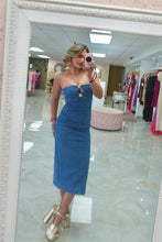 Load image into Gallery viewer, Tube Denim Dress