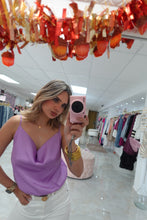Load image into Gallery viewer, Lila satin top